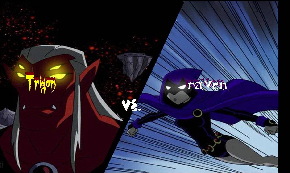 Trigon Vs. Raven Photo by DramaticManiac Photobucket